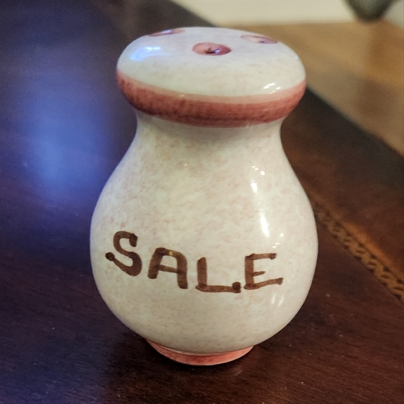 Vintage Italian (Ischia) Salt & Pepper (Sale & Pepe) Shaker with holder - Picture 12 of 16